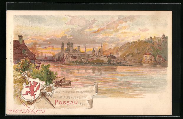 Cancelleria postale: Litho Passau, 26. General-Versammlung de – Usato da Berlin venduto da bartko-reher