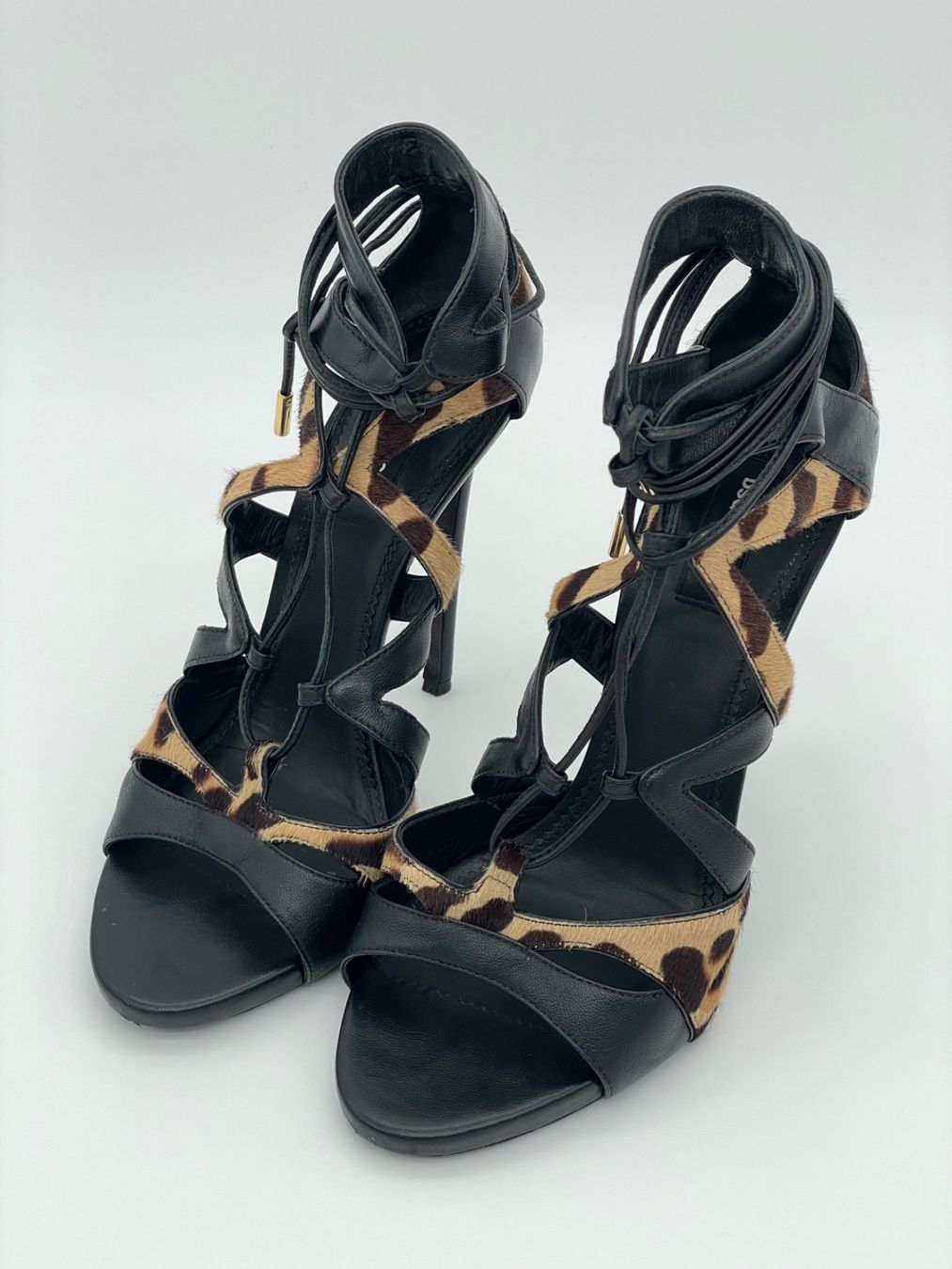 Dsquared2 Scarpe da donna: Dsquared2 Shoes Leopard Print Lace-Up EU 39 – Usato da Zürich venduto da shoe_shop 2