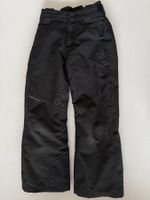 Schwarze ZIENER Schneehose, Grösse 128