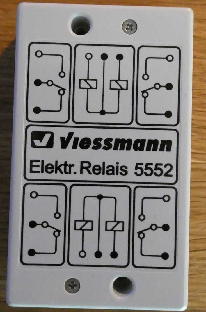 Viessmann Modelleisenbahnen: Modelleisenbahn Relais Viessmann 5552 – Gebraucht aus Ittigen von SailorOskar