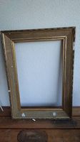 Antik Bilderrahmen Gold Holz 45x70 cm gebrauchter Zustand