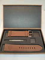 Bracelet 22mm Cuir Vintage | Set Boîte + Outils à 29 CHF