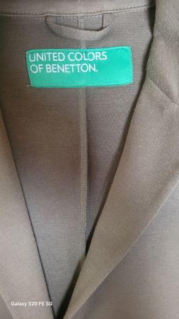 Blazer United Colors of Benetton vert kaki taille 40