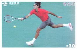 Roger Federer China Unicom Telefonkarte