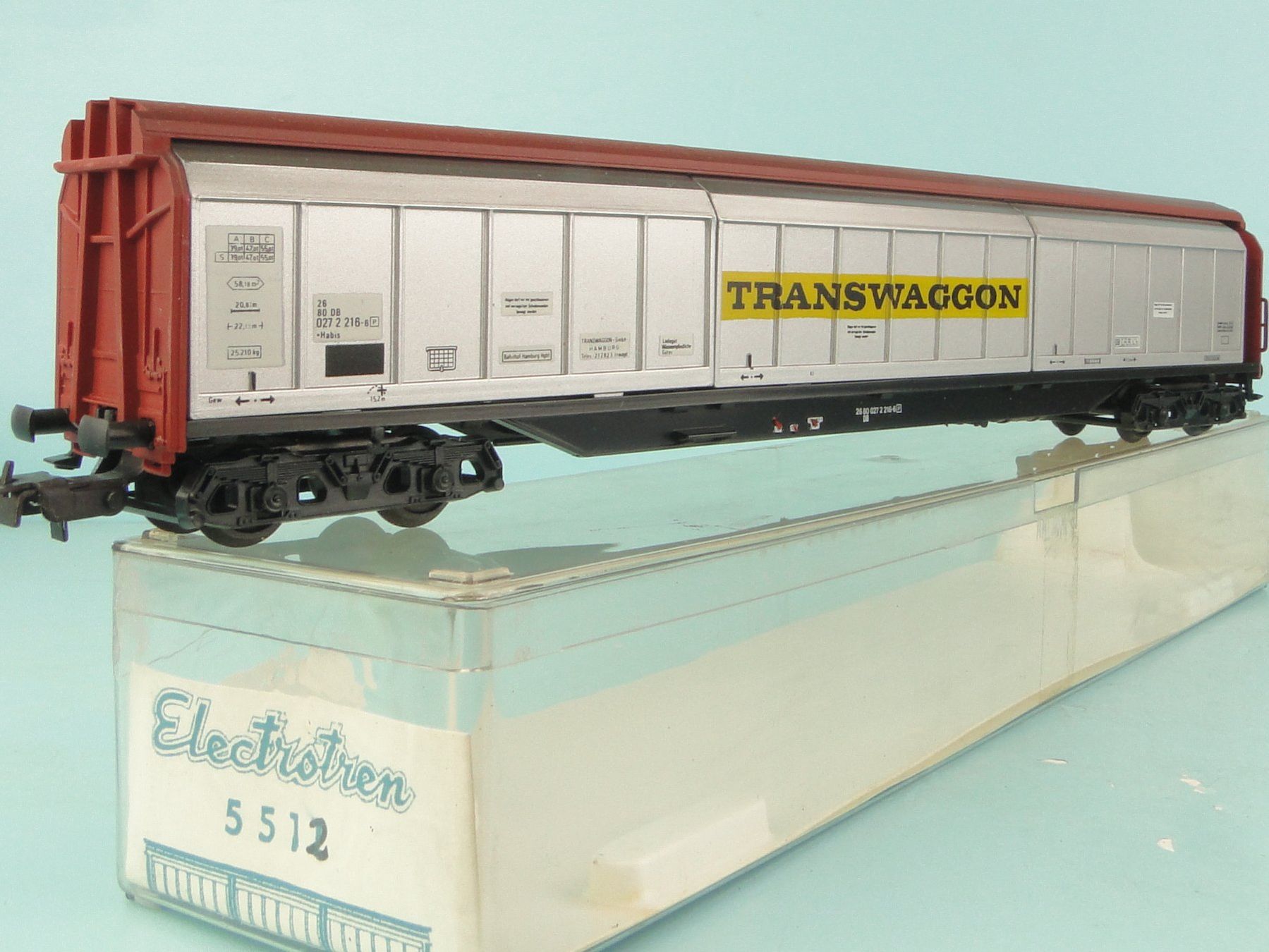 Modellini di ferrovie: Electrotren 5512 Transwagon, neuwertig – Usato da Bülach venduto da cann11