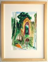 Aquarell: Ruine