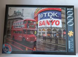 Neuwertiges 1000-Teile Puzzle London Bus 