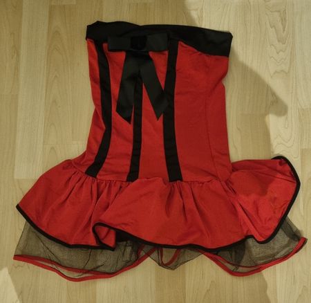 Teufel Kleid Haloweenkostüm inkl. Acessoires
