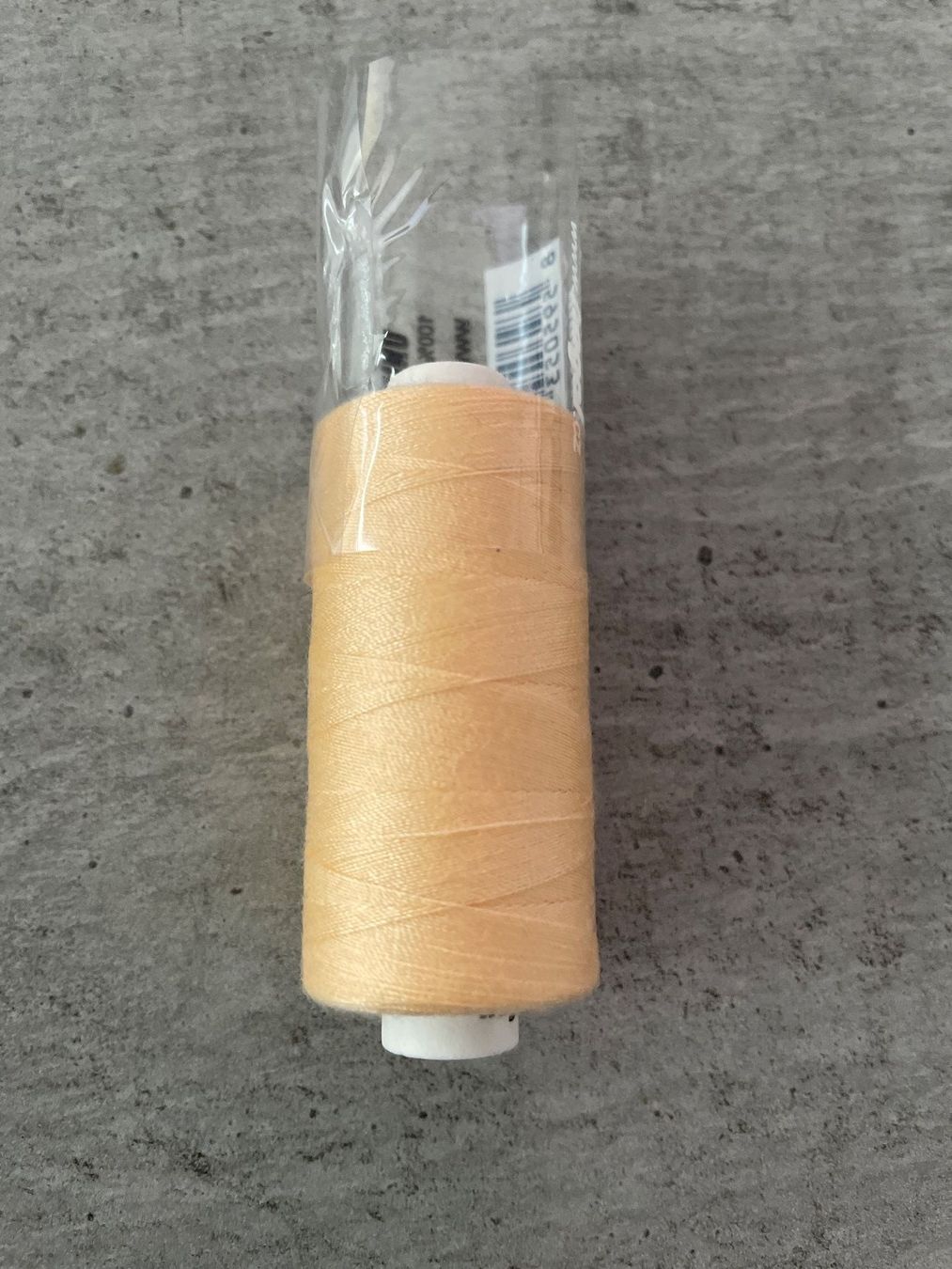 Cordicelle & Fili: Polyester Nähgarn, Nähfaden Hellorange 500m Nr. 22  NEU – Nuovo e nell'imballaggio originale da Rietheim venduto da Nugger