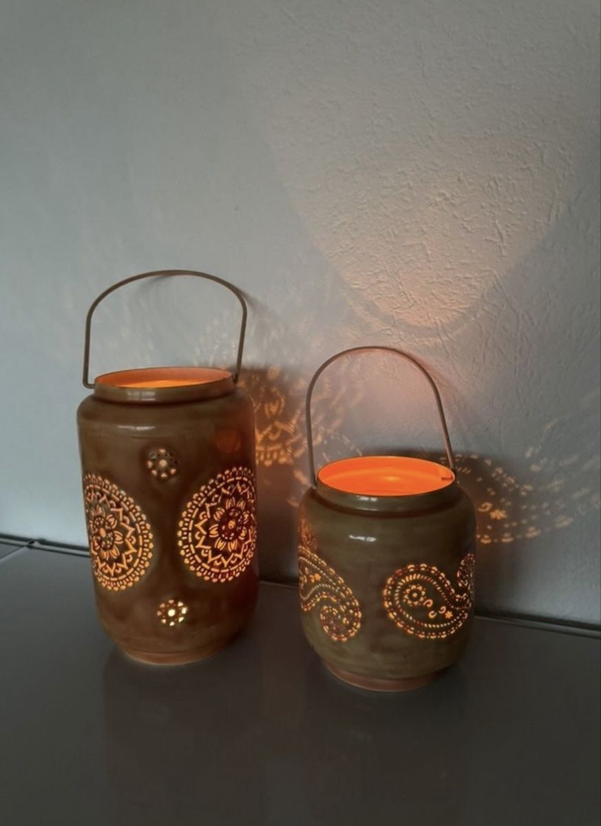 Laternen: 2 dekorative Windlichter / Laternen - orientalischem Muster – Gebraucht aus Menziken von sense83 7
