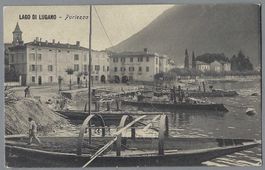 1912 PORLEZZA/I NAVI DA GUERRA e BARCONI