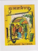 Etikette - Chasselas 1er choix "Genève" /bd