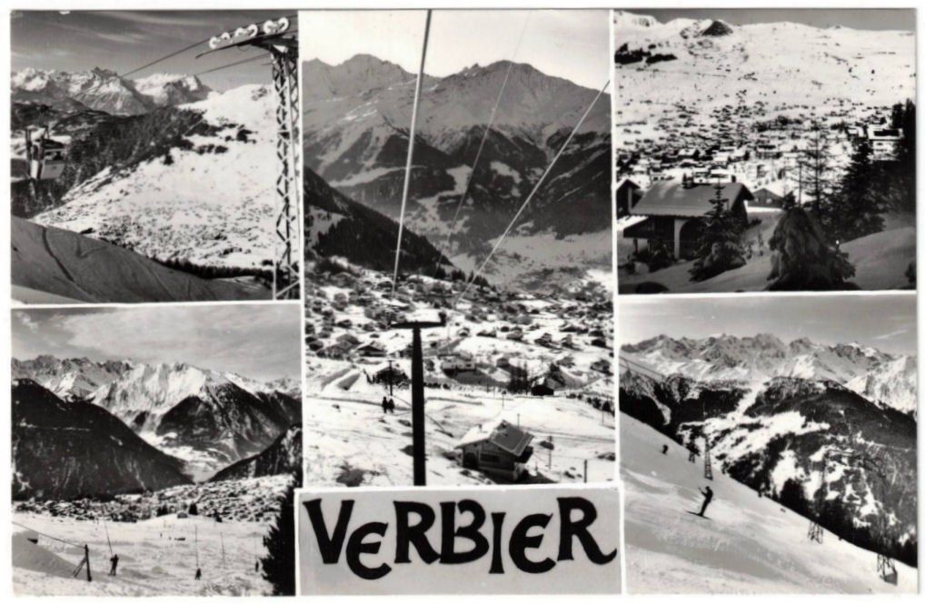 Cartoline postali: Verbier - 5 Bild AK – Usato da Binningen venduto da Mountainrider