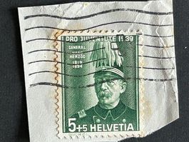 🤸 WELLENLINIENSTEMPEL 🕹️ Pro Juventute 1939 General Herzog