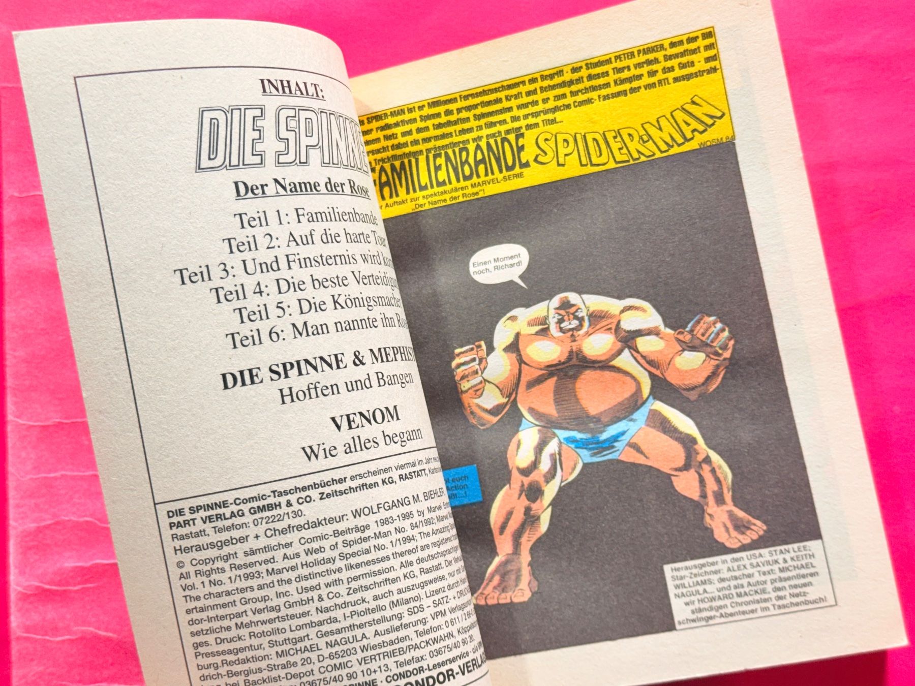 Fumetti: 2x Marvel Comics Die Spinne Spider-Man TB Nr. 65 & 66 – Usato da Zuerich venduto da SonderArt-Wertgut 2