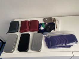Flugreisesets Swiss 6 Sets,  1 Lufthansa, 3 Socken+Maske….