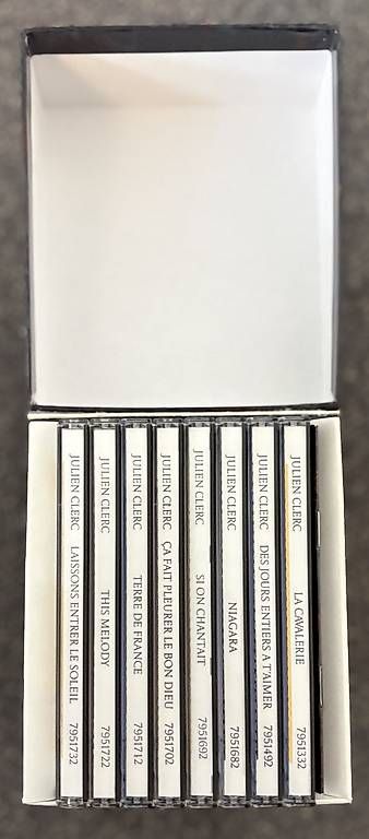 CD: Julien Clerc. Coffret "67/76", 8 CDs – Usato da Wallisellen venduto da pie_mf67 1