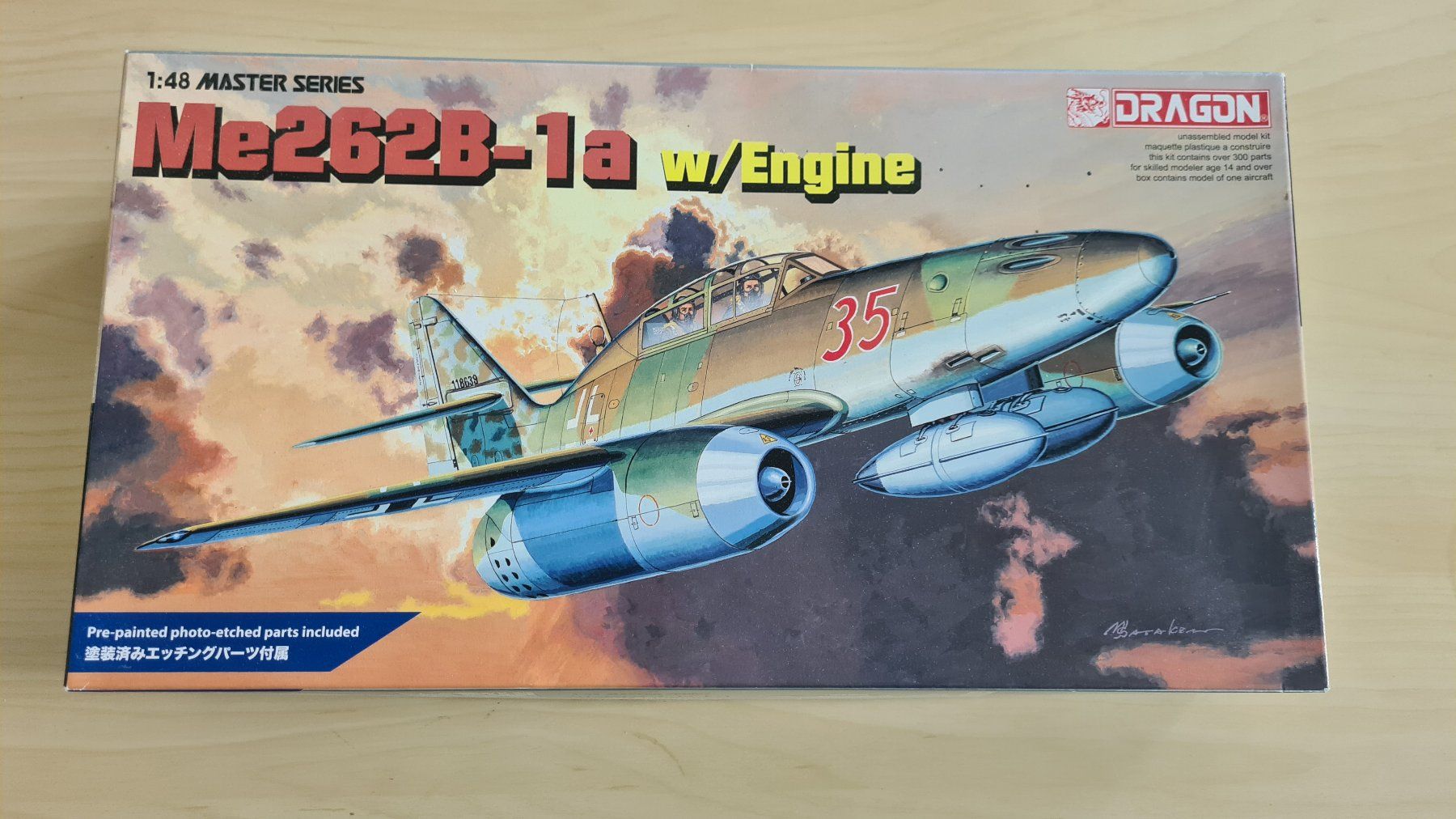 Modellbausätze & Standmodelle: 1:48 Messerschmitt Me 262 B with engine - Dragon 5512 – Gebraucht aus Bassersdorf von jackbmw