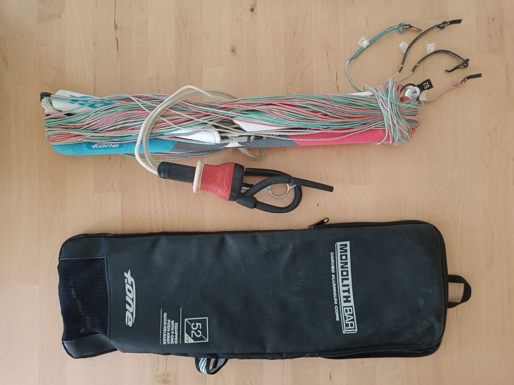 F-one Monolith Kite Bar, 52cm, 22-23m, 4Leiner, ultralight (Gebraucht ...
