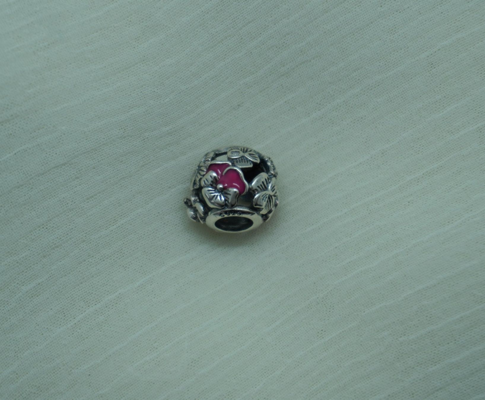 Ciondoli: Charm "Rosa Blumenkugel" zu Pandora Silber 925 – Nuovo (secondo la descrizione) da Niederbüren venduto da Fidi5