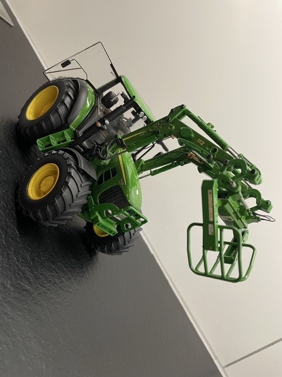 Tracteur WIKING John Deere 7530 Avec Chargeur, échelle 1/32 - Neuf, Collection