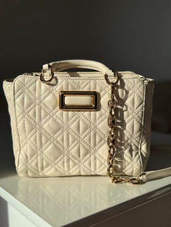 ZARA Handtasche 🤍🤍Elegantes Design in Creme🤍🤍 wie neu