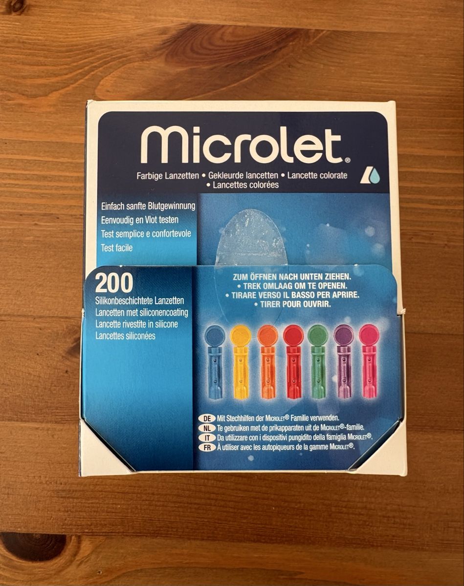 Attrezzature mediche: Microlet - Farbige Lanzetten – Nuovo e nell'imballaggio originale da Wittenbach venduto da sarah_09