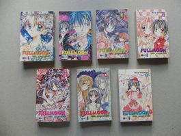 7 Manga Taschenbücher Fullmoon Nr 1- 7 Komplett  A.Tamemura