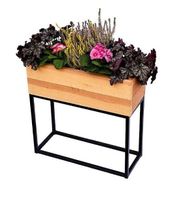 Aktion! Blumenkasten mit Metall-Untergestell 50 x 20 x 50 cm