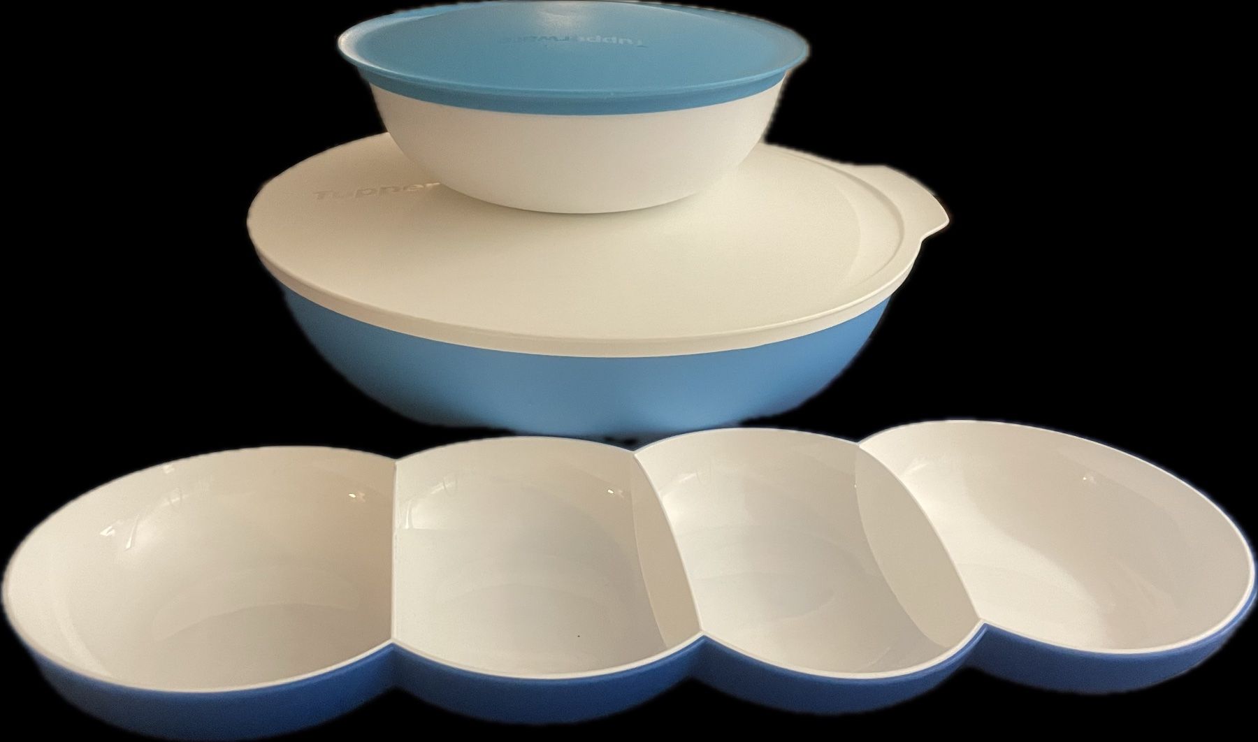 Tupperware Recipients et similaires: Allegra Set Blau - Tupperware – Neuf (Voir description) à Winkel par davos220