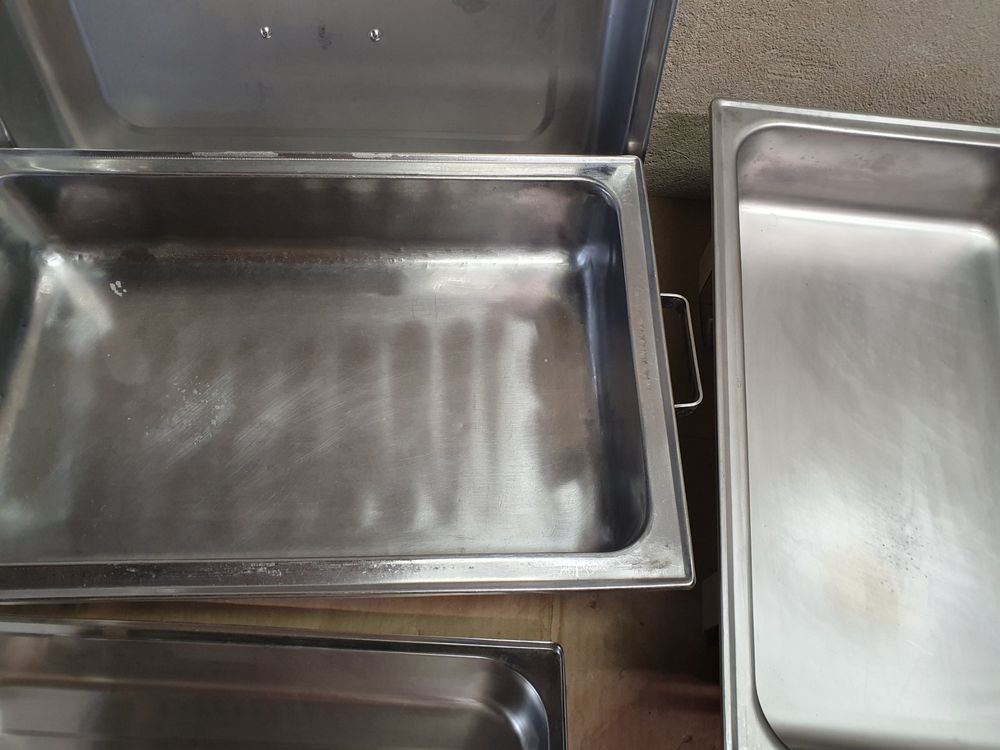 Edelstahl Chafing Dish Mit Glasdeckel – Warmhaltepfanne Für Buffets Und Feiern