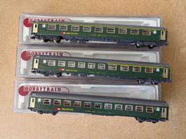 3x Hobbytrain 20001/20002/20003 Personenwagen SBB