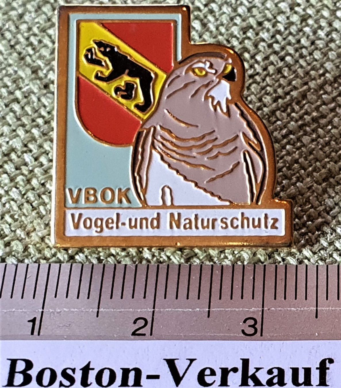 Placchette & Badge: C761 - Pin VBOK Vogel & Naturschutz Bern – Usato da Reinach BL venduto da Boston-Verkauf 2