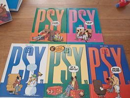Lot de 5 bande dessinée humoristique Les Psy 