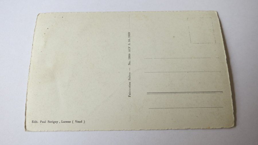 Cartoline postali: Romont / FR - vu de Billens - um ca. 1960 – Usato da Jona venduto da centumprata 1