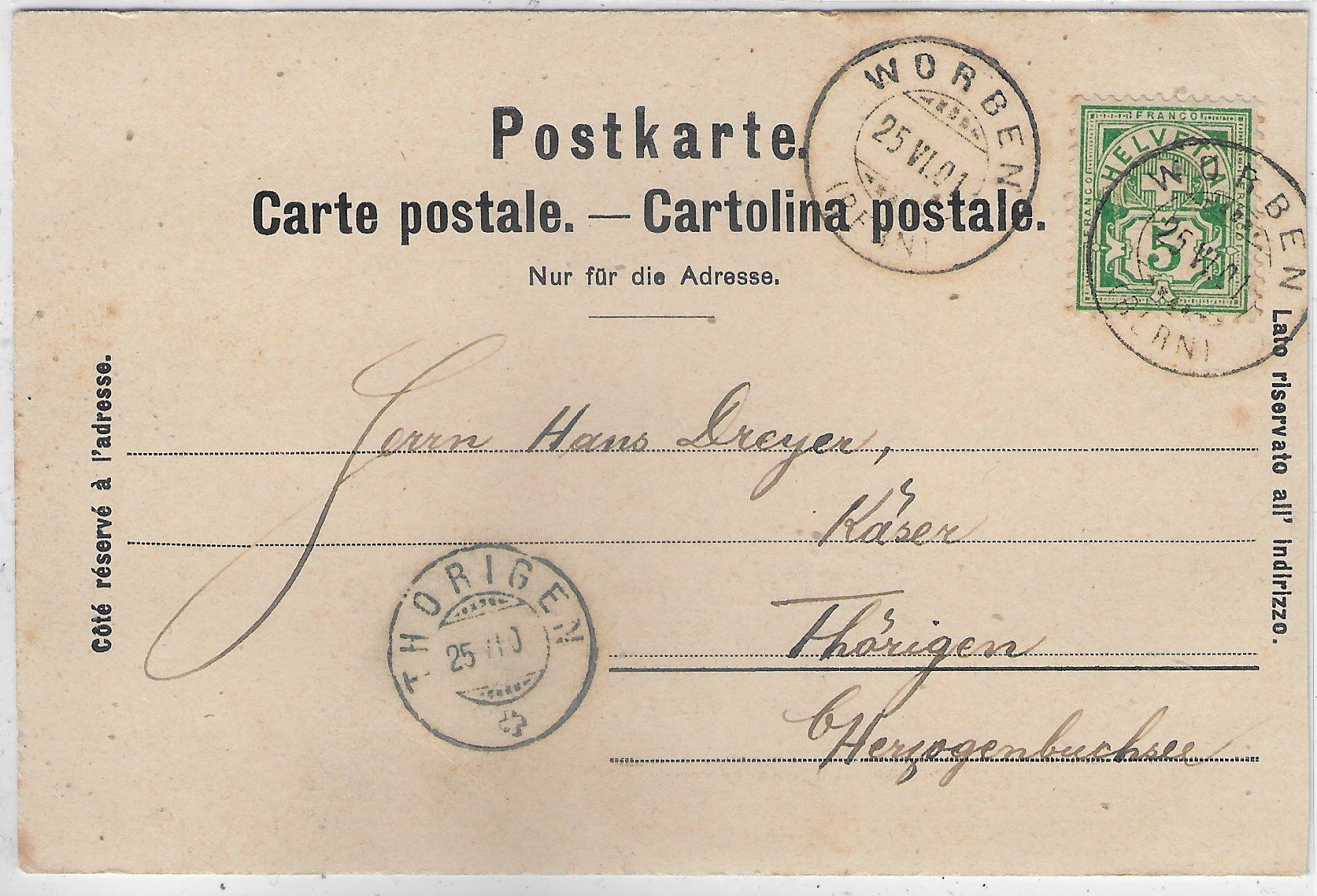 Cartes postales: Gruss aus Worben - Neubad – D'occasion à Ettingen par Kartenplanet 1