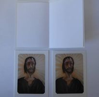 3 Doppel Karten mit Einlage, Bruder Klaus Foto, neuwertig