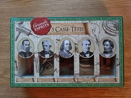 Coffret jeu 5 casse-têtes