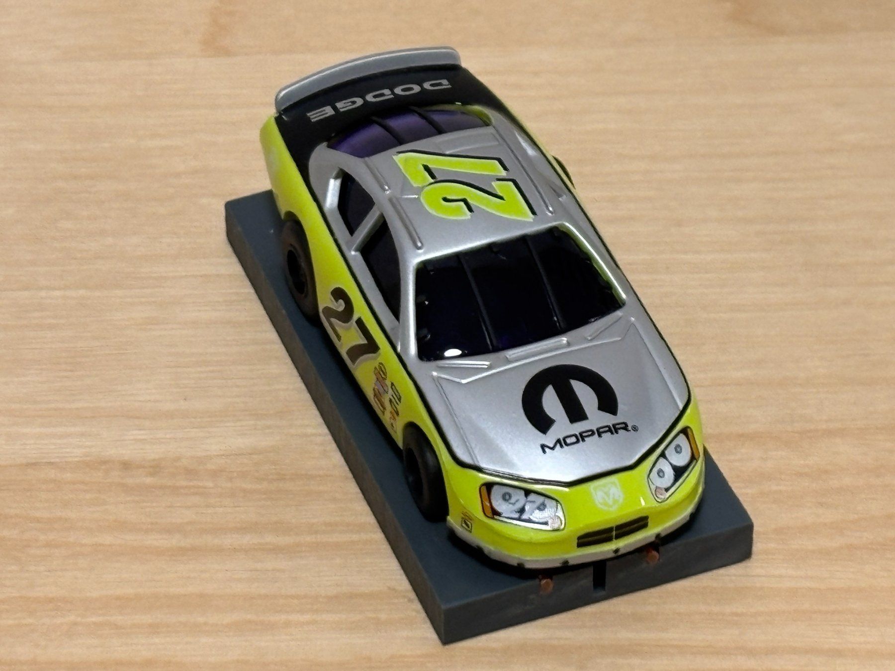 Piste: Auto World Super III Nascar #27 silber/lime – Nuovo (secondo la descrizione) da Bülach venduto da h0slotch 6