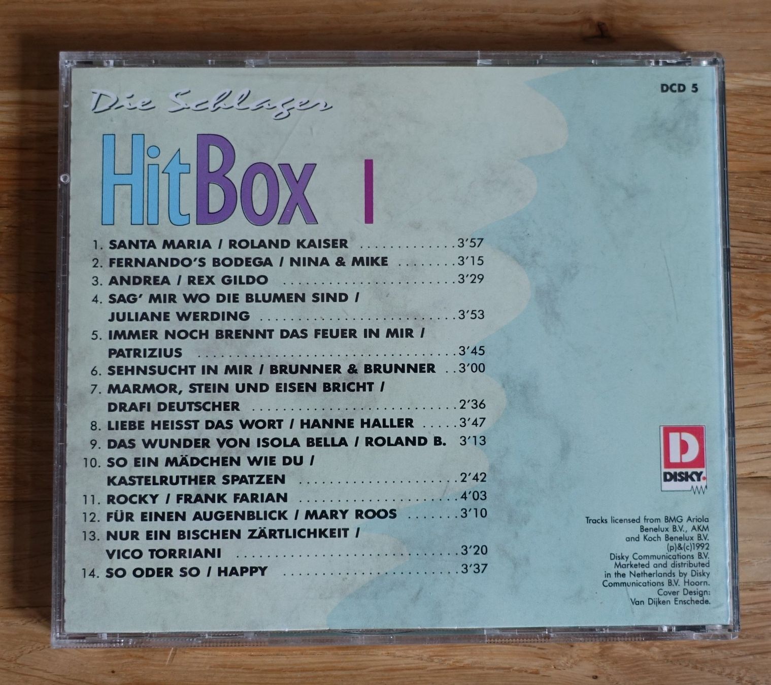 CD: Die Schlager Hit Box Vol. 1 - F16 – Usato da Sessa venduto da fraenklishop 1