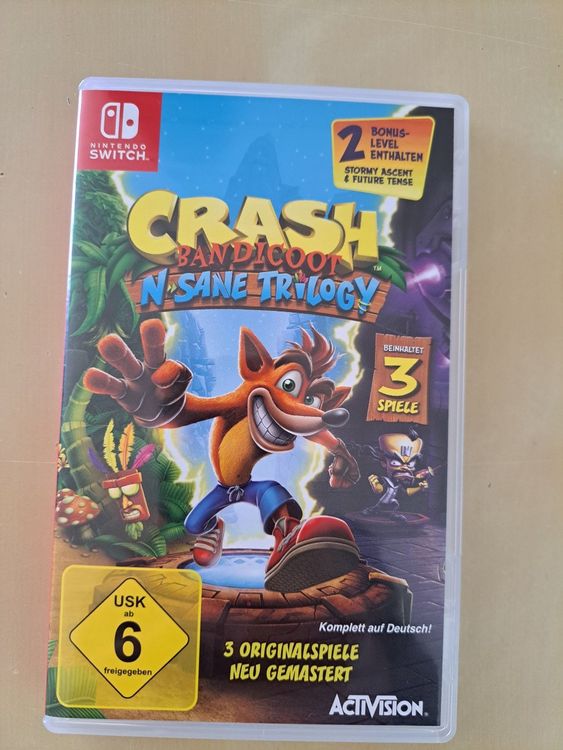 Crash Bandicoot Nsane Trilogie Nintendo Switch Kaufen auf Ricardo