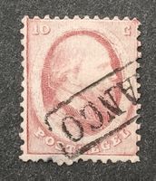 Niederlande 1864, 10c. William III, gestempelt