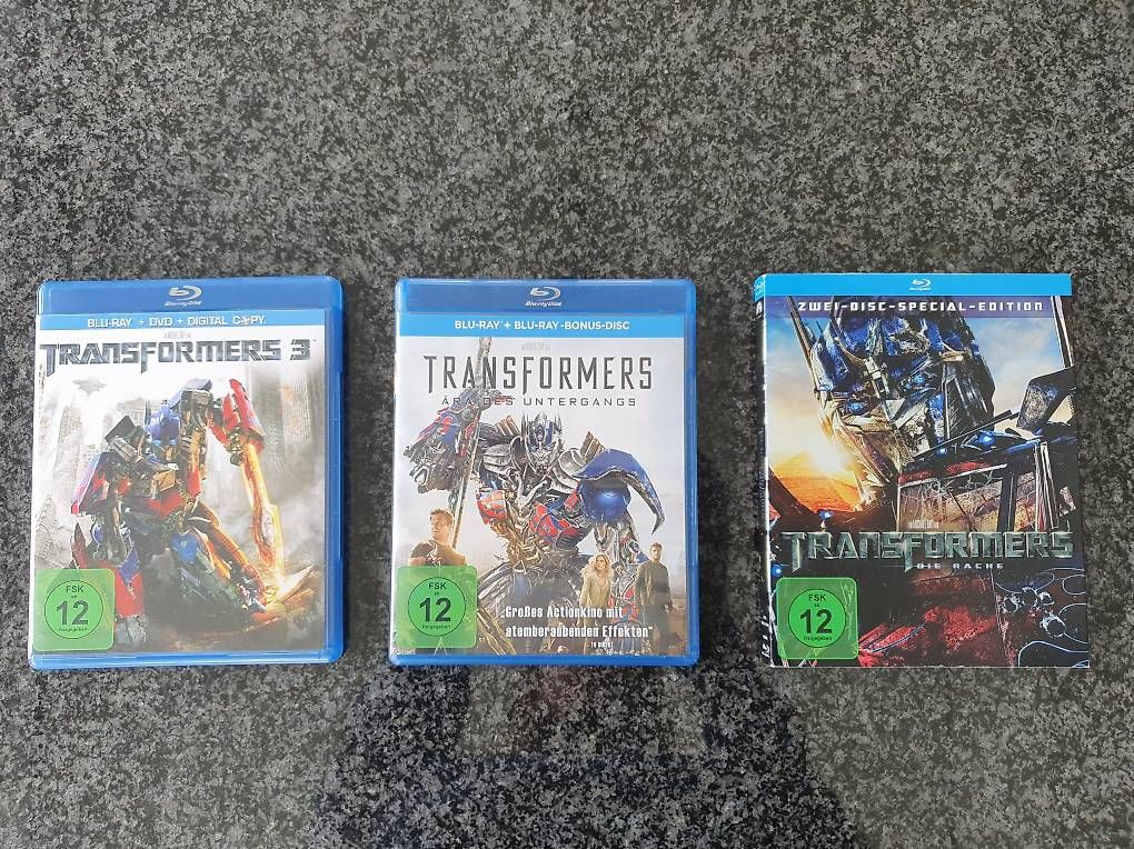 Tutti i DVDs: Transformers 1-4, Blue Ray – Usato da Widnau venduto da El_Capitan5