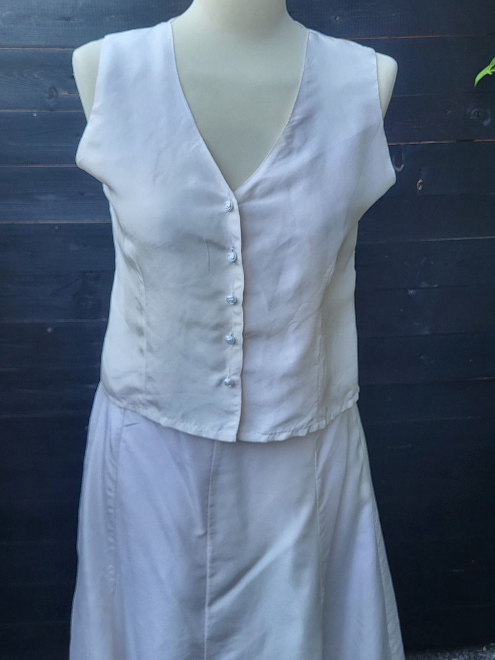 Gonne: Jupe &Gilet  blanche – Nuovo (secondo la descrizione) da Fribourg venduto da VictoriaShop7 1