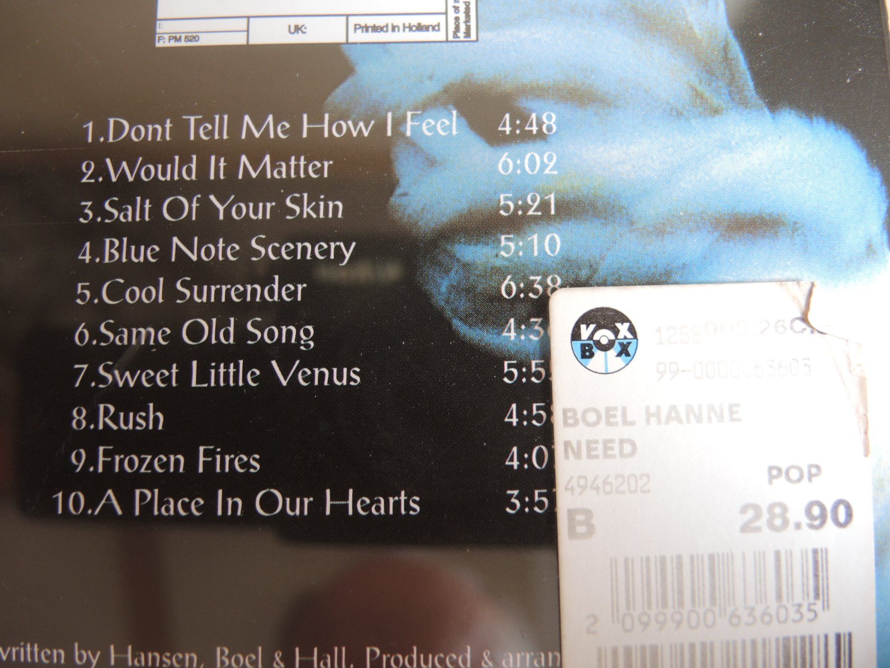 CDs: Hanne Boel - Need (CD, Top Zustand) – Gebraucht aus Rorschach von maeck8 3