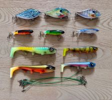 Hechtköder Set, Neu, Topwater, Jerkbait und Gummiköder
