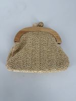 Stroh Clutch Handtasche