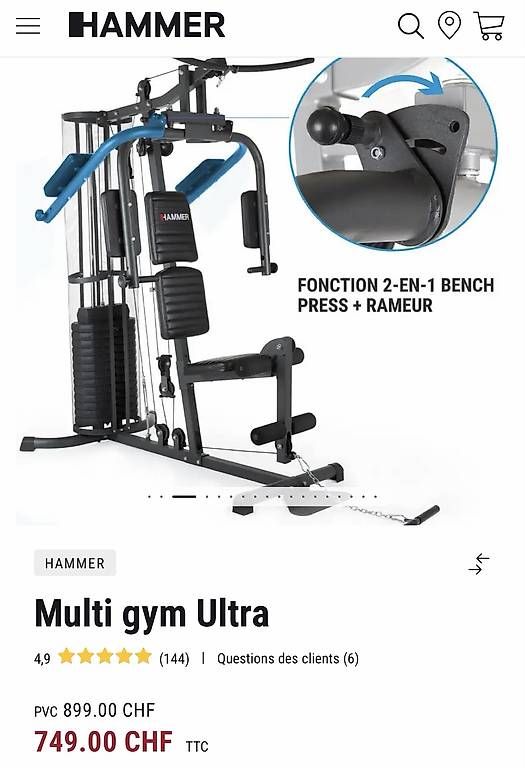 Hometrainer: Multi gym Ultra – Neu und originalverpackt aus Morges von Coppernic 4