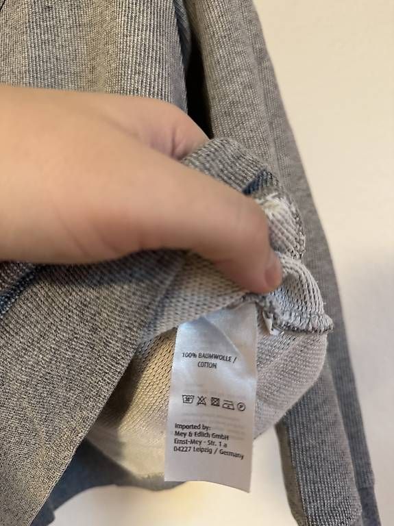 Maglioni & Felpe: Mey & Edlich Pullover grau Gr. 48 Herren Kragen – Usato da Thalwil venduto da han_985b 2
