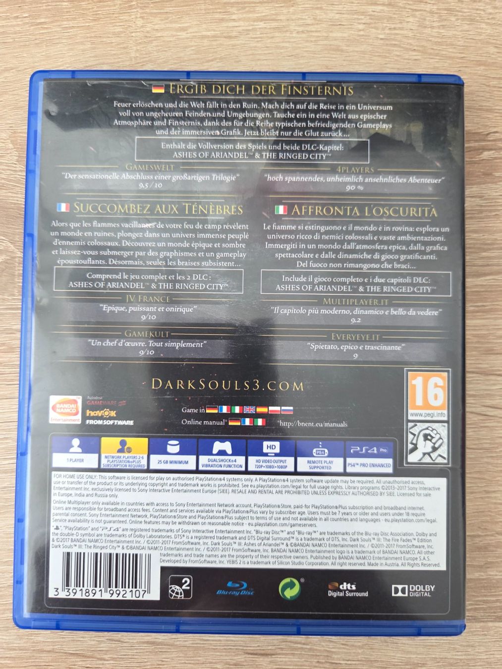 Giochi: Dark Souls III GOTY Edition (Multilanguage) - PS4 – Usato da Carouge GE venduto da Gasco 1